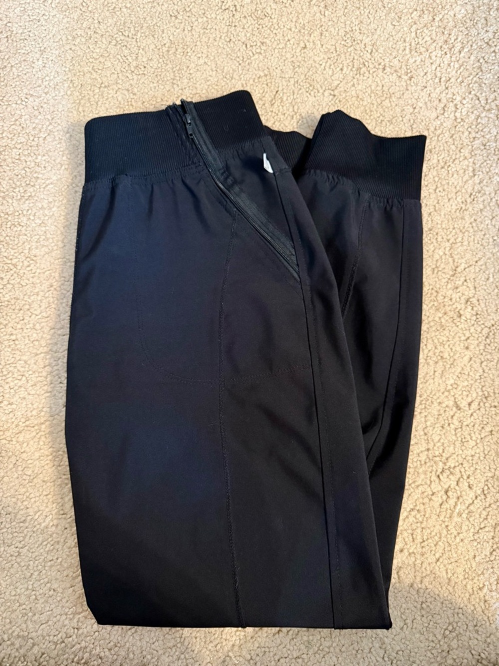 Women's Black Cherokee Infinity Jogger Scrub Pants with Elastic Waistband